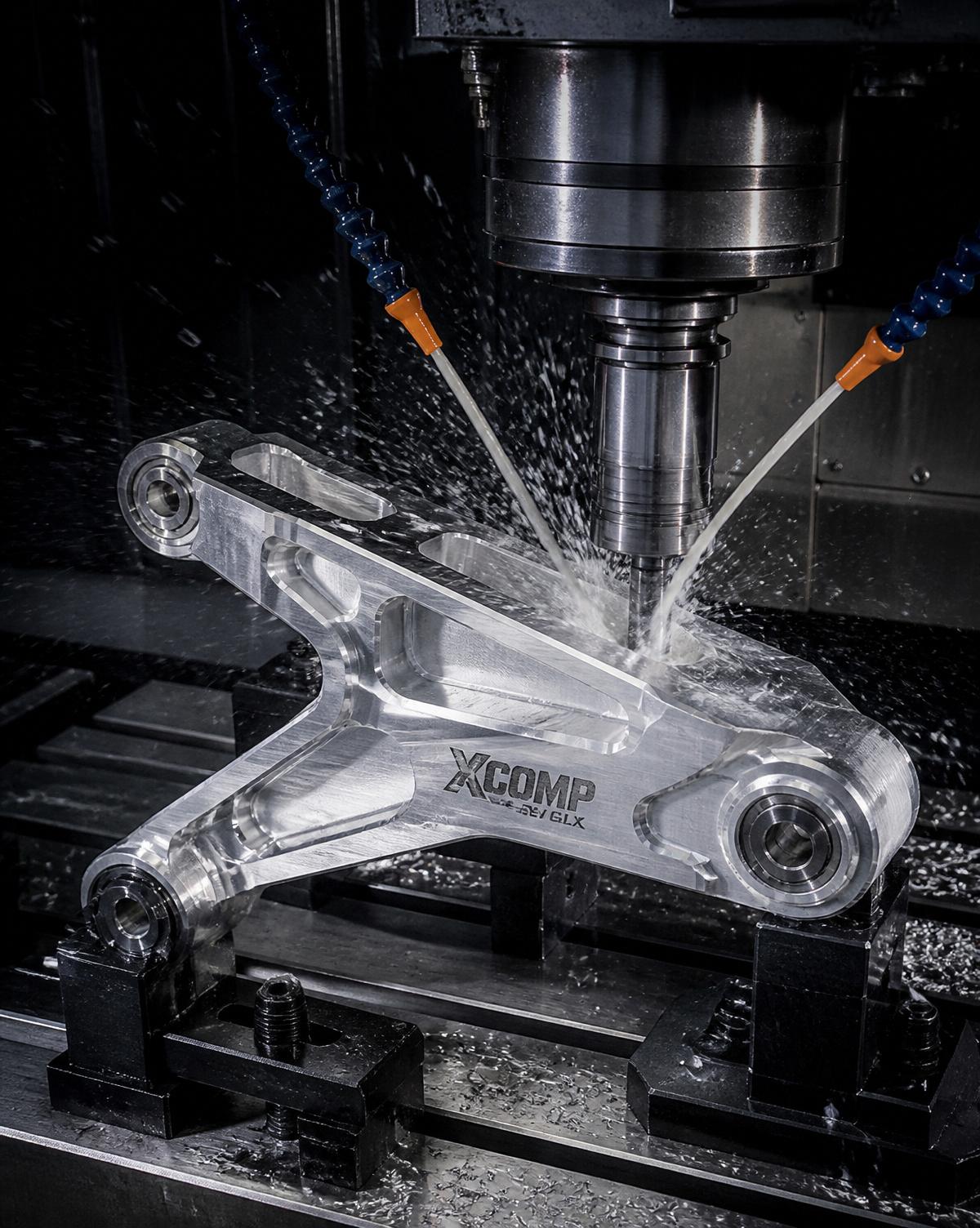 CNC machined off-road control arm
